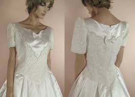 Unaltered 12 6/8 debutante wedding dress ball gown. White Wedding Dress 80s Vintage Bridal Gown From 19 Gem