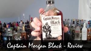 captain morgan black rum the alcohol