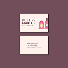 cosmetic business card psd 4 000 high