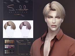 the sims resource middle parting hair