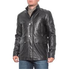 Bod Christensen Rivo Panama Leather Jacket For Men