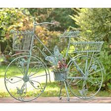 iron bicycle plant stand