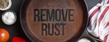 how to remove rust from kitchenware