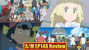 Pokemon Sun and Moon Episode 146 Review - Final Episode - Thank You Alola!  Respective Departures!! - YouTube