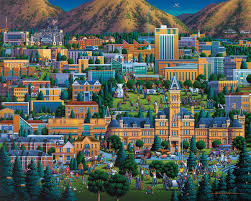 Utah State University, 500 Pieces, Dowdle Folk Art | Puzzle Warehouse
