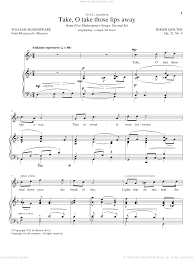 sheet for voice and piano