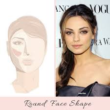 In case of round face, the best contour is from the outer of the forehead, along the temples and hairline, then stop at the underneath of the cheekbone. How To Highlight And Contour For Your Face Shape