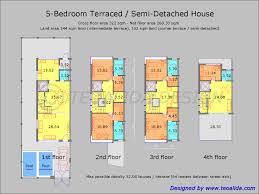 4 Y Terraced House House Floor