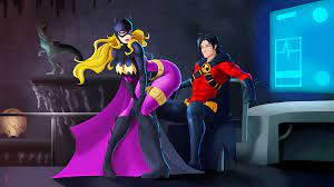 Batgirl and robin kawai