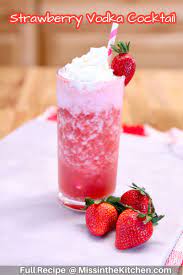 strawberry vodka tail miss in the