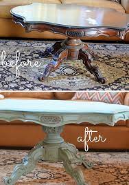 Coffee Table Makeover Painted Furniture