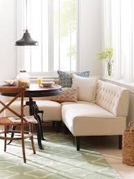 The chairs are cushioned for hours of comfort, with button tufting and swoop arm back. Pin By The Yuppie Closet On All Furniture Ideas Nook Furniture Breakfast Nook Furniture Upholstered Banquette