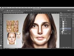 contour shaping photo makeup