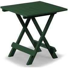 Plastic Side Table Snack Table Green Or