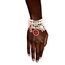 charm white pearl bracelets