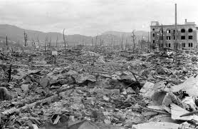 atomic bombs dropped on nvl hiroshima devastated