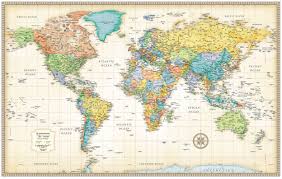 Classic Edition World Wall Maps