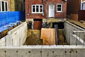 Living Space With Basement Excavation