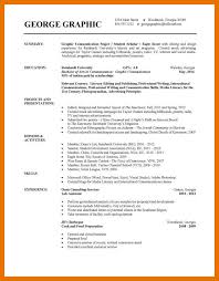 10 College Student Resume Template Lycee St Louis