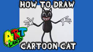 how to draw cartoon cat you