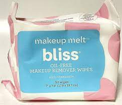 bliss makeup remover wipes and clear
