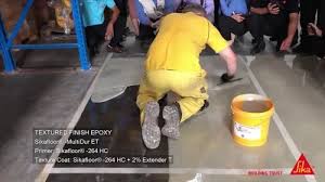 sika epoxy flooring for roller