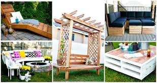 diy outdoor furniture plans and ideas
