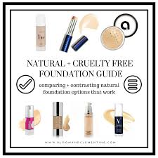 natural free foundation guide