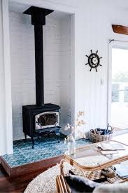 what to put behind a wood burning stove