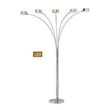 5 Light Floor Lamps Lamps The Home Depot