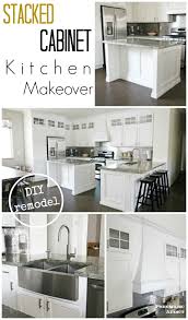 Wall kitchen corner cabinet ana white layout upper cabinets 36 base easy reach blind solutions building part 2 diy. Stacked Cabinet Kitchen Makeover Pneumatic Addict