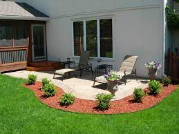 Landscaping Around A Square Patio