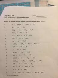 Solved Chemistry Study Assignment 10