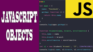javascript objects methods and