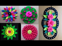 Beautiful Paper Flower Wall Decor Ideas