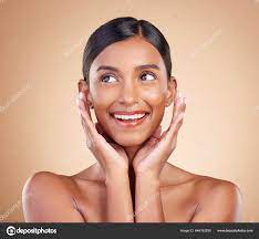 woman smile face beauty skincare makeup