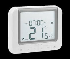 Salus st100zb/st101zb fan coil thermostats are intended for interior room temperature control in conjunction with fan coil heating systems . Salus Controls Sk