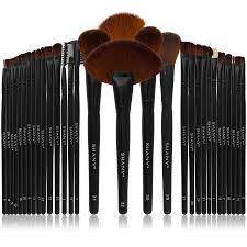 shany professional brush set with faux