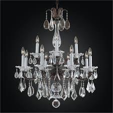 English Manor 546md12l Smooth Crystal Chandeliers 12 Lights Glow