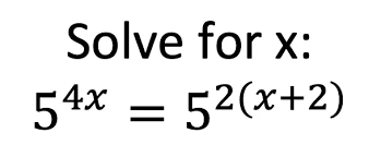 How To Solve For Exponents Math Lessons