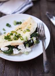 mushroom spinach omelette recipe