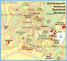 kirstenbosch map in world map