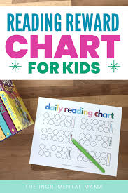 Start tracking, and rewarding progress with customizable and printable reward chart templates for all ages from canva. Reading Reward Chart For Kids The Incremental Mama