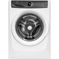 The perfect washer and dryer set should clean and dry clothes efficiently. Electrolux 5 0 Cu Ft Front Load Washer With Luxcare Wash System In White Energy Star The Home Depot Canada