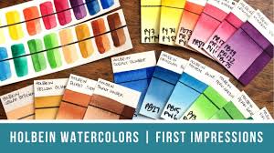 Holbein Watercolors Set Of 18 First Impressions Review Vegan Paint Discussion