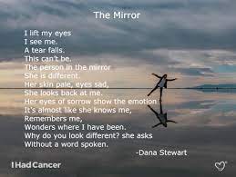 the mirror cancer poem ihadcancer