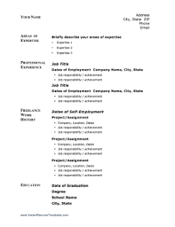 Make sure that it is right and it reflects the nature of your job. Freelance Resume Template