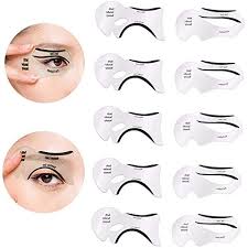 10 pcs eyeliner stencil cards eye liner