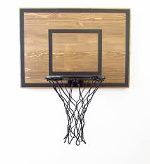 Rustic Wall Mounted Basketball Hoop