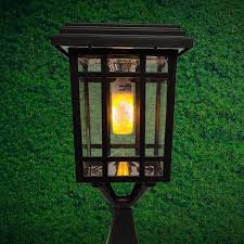 Prairie Bulb Solar Lamp Post Light